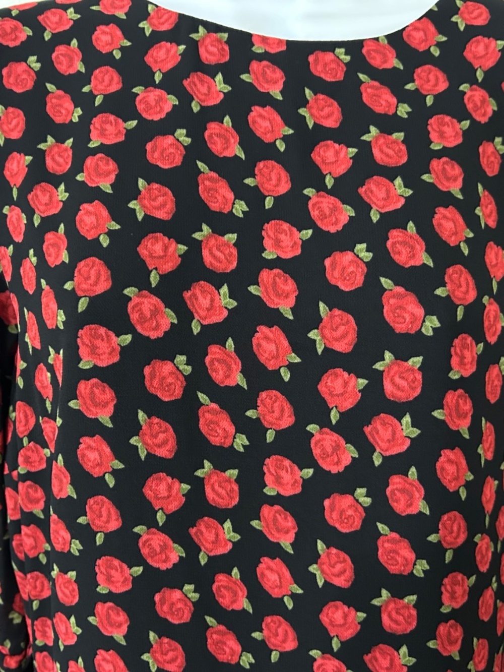 Dress Reformation Anthro Red Roses Ruffles Romantic - Picture 3 of 13